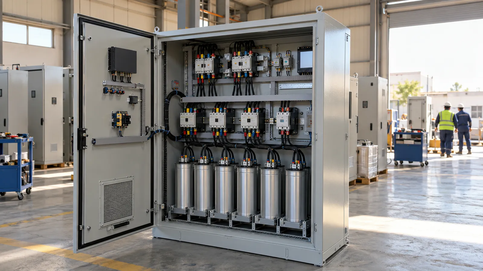 Fixed and automatic LV capacitor banks from a capacitor bank supplier in Saudi Arabia