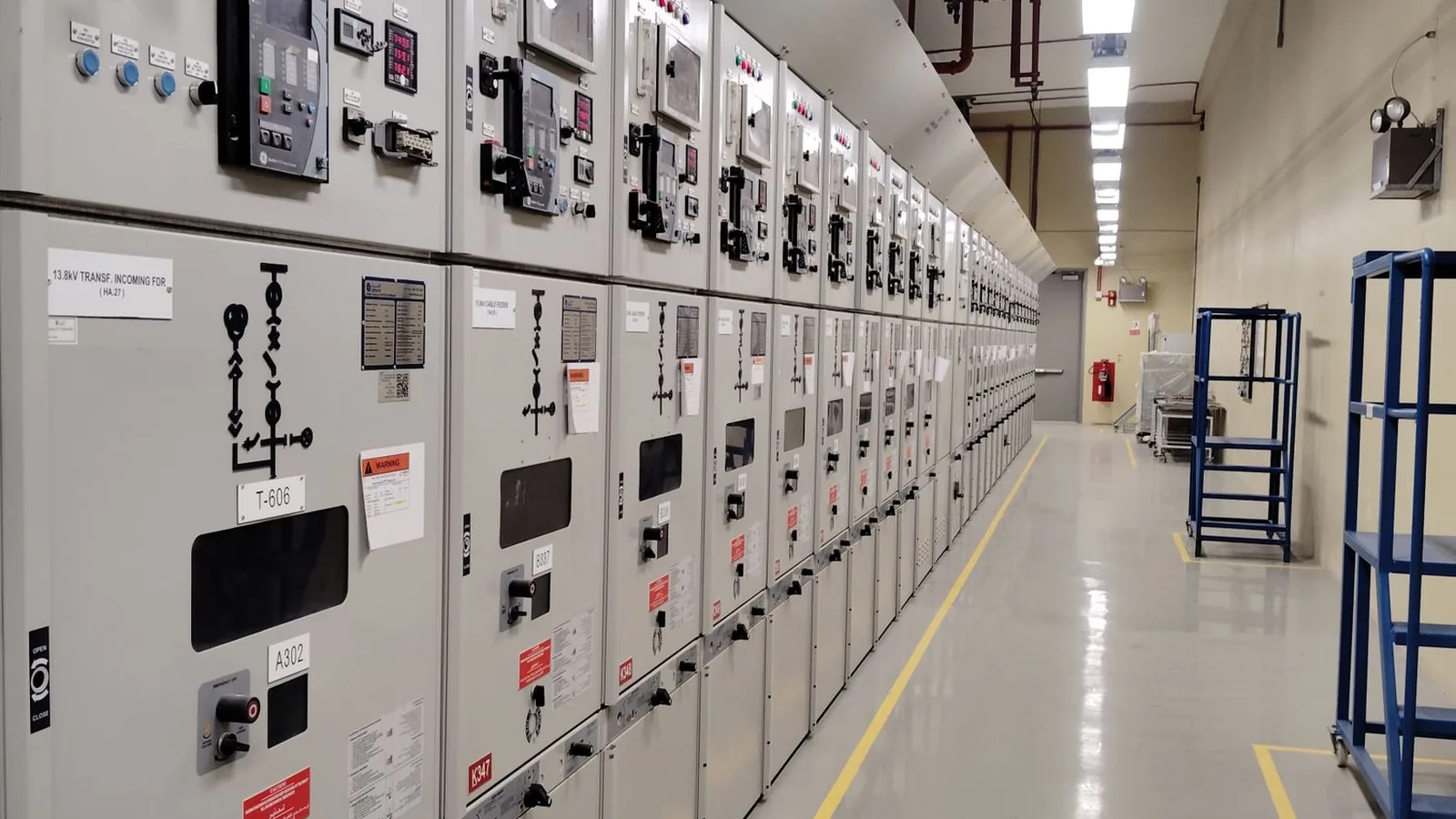 Industrial switchgear line for assessing detuned reactor percentage in a capacitor bank